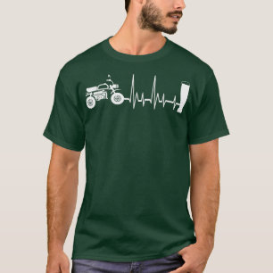 Camiseta Motociclo e cerveja - motociclista T-S