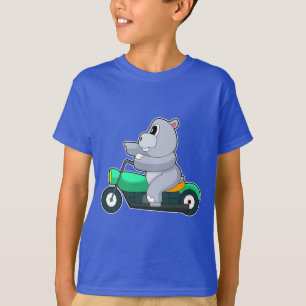 Camiseta Motociclo Hippo