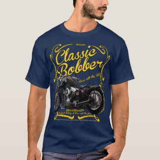 Camiseta Motociclo Personalizado Americano Clássico