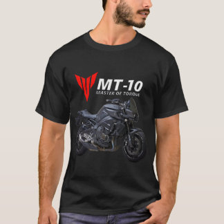 Camiseta Motociclo Preto Mt-10