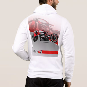 CAMISETA MOTOCICLO VERMELHO E PRETO