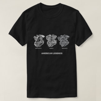 Camiseta Motociclo Vtwin Da Cabeça De Cabeça De Cabeça De H