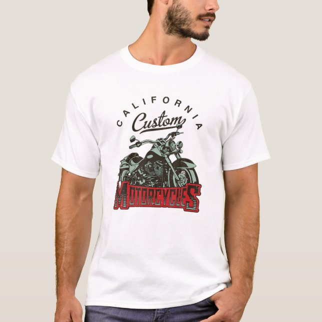 Camiseta Motociclos clássicos Vintage (Frente)