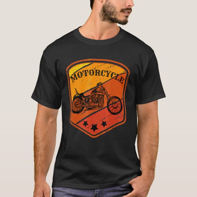 Camiseta Motociclos Legal de motocicleta Vintage (Frente)