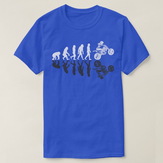 Camiseta Motocoss Girl Evolution Shadow (Frente do Design)
