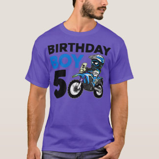 Camiseta Motocross 5 Gift 5 Anos Antiga Bike Aniversário P
