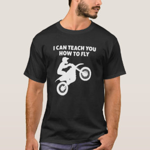 Camiseta Motocross Biker Dirt Bike Pode Ensinar Você