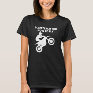 Camiseta Motocross Biker Dirt Bike Pode Ensinar Você