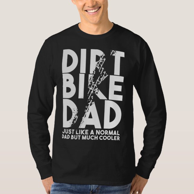 Camiseta Motocross Biker Motocross Pai (Frente)