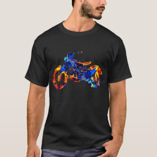 CAMISETA MOTOCROSS COLORFUL PINT ART