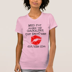 Camiseta Motocross de Bicicleta de Terra Maquiagem