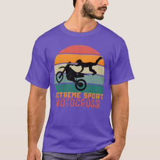 Camiseta MOTOCROSS DE ESPORTE EXTREMO engraçado