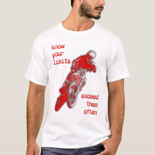 Camiseta Motocross de Moto de Trilha Exceda Seus L