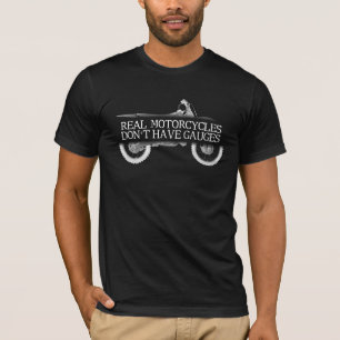 Camiseta Motocross de Moto de Trilha sem Instrumen
