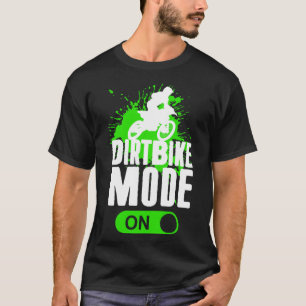Camiseta Motocross Dirt Bike Mode Na Corrida Para Jovens