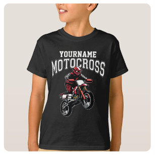Camiseta Motocross Dirt Bike Racing Personalizado
