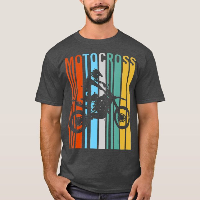 Camiseta Motocross-Dirt Rider - Moto (Frente)
