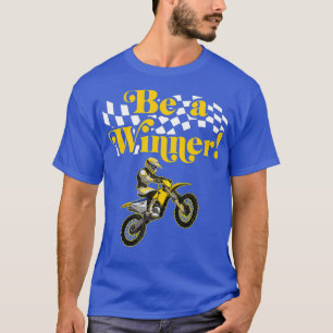 Camiseta Motocross Dirt Vintage Seja Um Vencedor