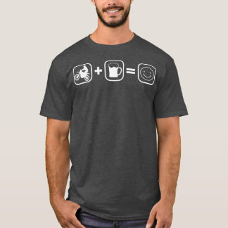 Camiseta Motocross e cerveja motocicleta motocross motocro