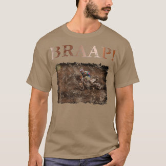 Camiseta Motocross e Dirt Bike Brap, Braap, Braaaap! Grun