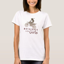 Camiseta Motocross é para Meninas