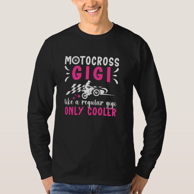 Camiseta Motocross Gigi Gigi Moto Gigi Motocross Rider Gigi (Frente)