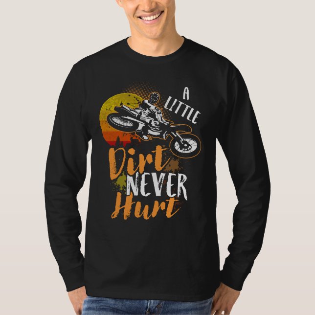 Camiseta Motocross legal De Camada De Sujeira Leva Um Pouco (Frente)