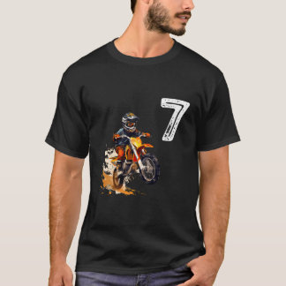 Camiseta Motocross M, Motocross, Funny Dirt Bike, 7 Anos