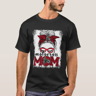 Camiseta Motocross Mãe Jogo do Dia de as mães Dia Mensagem