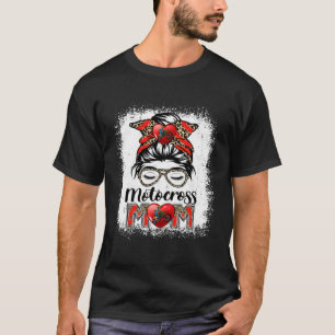 Camiseta Motocross Mamãe Jogo Mensagem Bun Leopard da Mãe