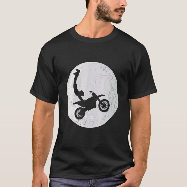 Camiseta Motocross Moon Fmx Estilo Livre (Frente)