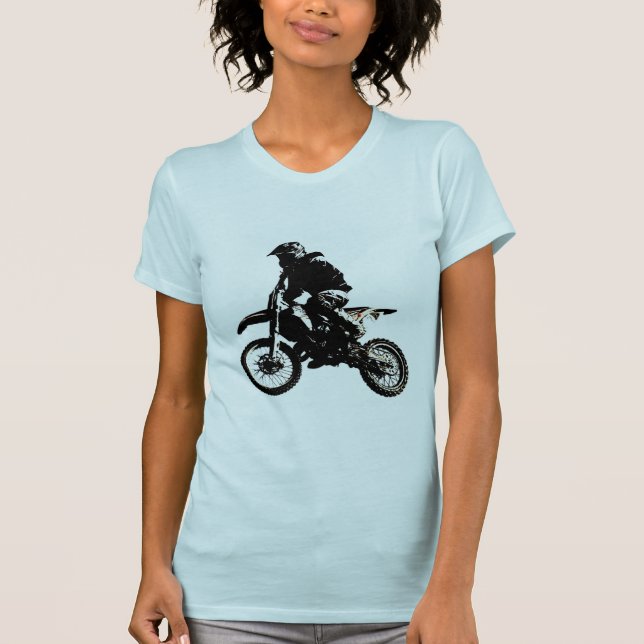 Camiseta Motocross motocicleta (Frente)