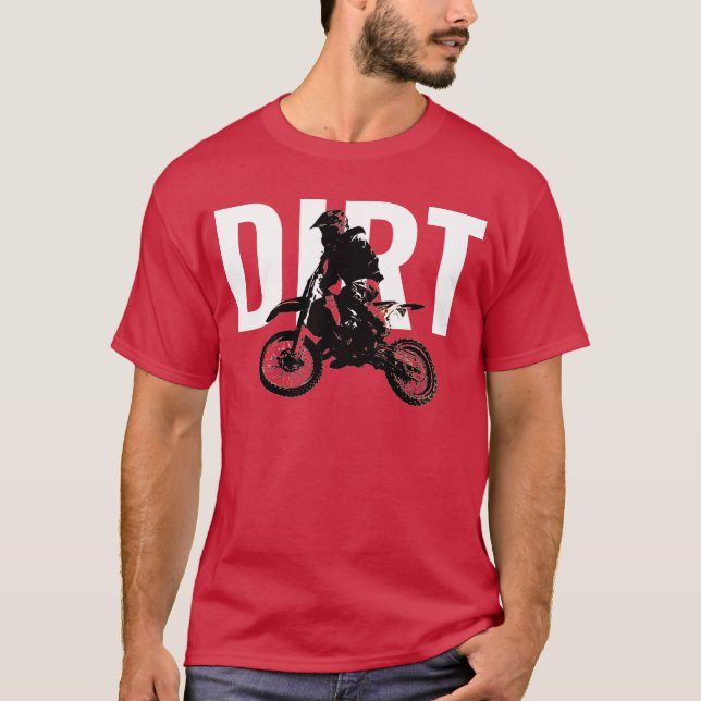 Camiseta Motocross Motorcycle Sport Pop Art irt (Frente)