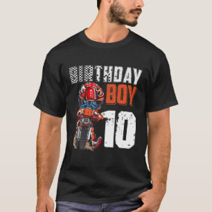 Camiseta Motocross MX 10º Presente Nascimento De Bike De Ca