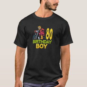 Camiseta Motocross MX 80 Festa de aniversário Bicicleta de
