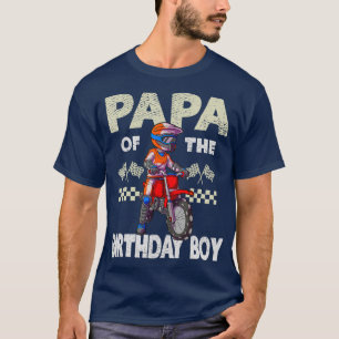 Camiseta Motocross MX Papa Birthday Boy MX