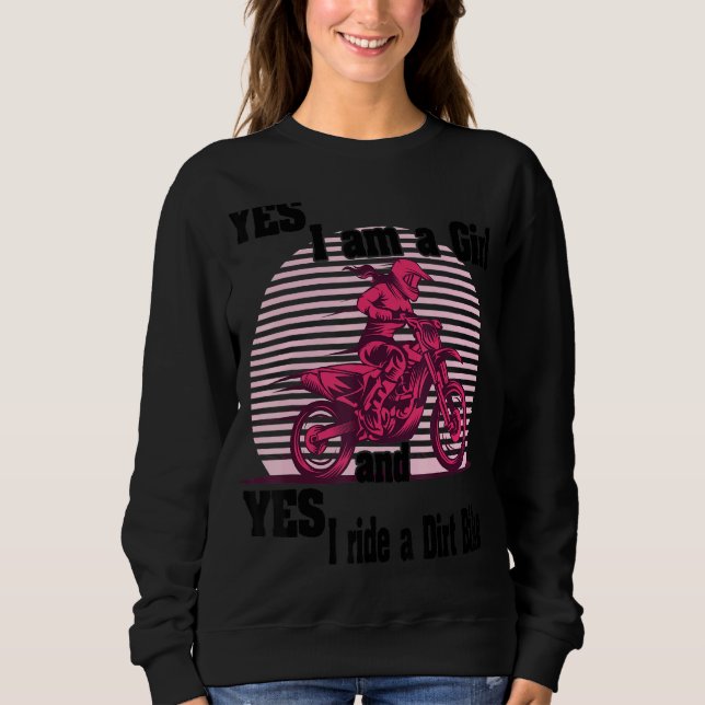 Camiseta Motocross Mx Sim Eu Sou Uma Rapariga E Sim Eu Pass (Frente)