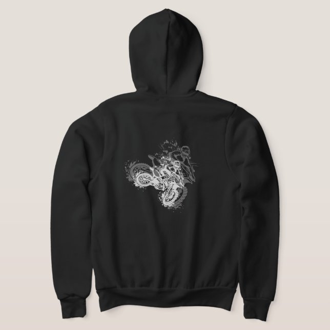 Camiseta motocross rider (Postura das costas)