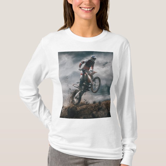 Camiseta motocross rider (Frente)