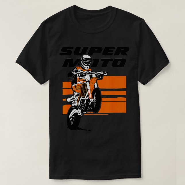 Camiseta Motocross supermoto Extreme Enduro Motocross Offr (Frente do Design)