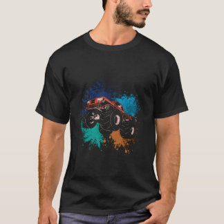 Camiseta Motocross Truck Ink Splash Sports Racer Motocross