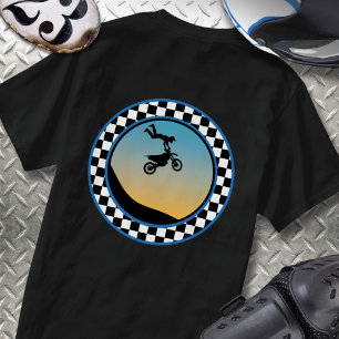 Camiseta Motocross - Verificado com Design redondo