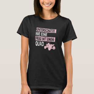 Camiseta Motoesportivo feminino Quad Rider 4x4 Fora Da Estr