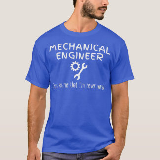 Camiseta Motografia de Engenheiro Mecânica Nunca Errada Mot