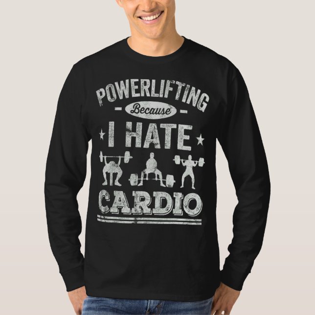 Camiseta Motolevantamento Say Men Squat Bench (Frente)