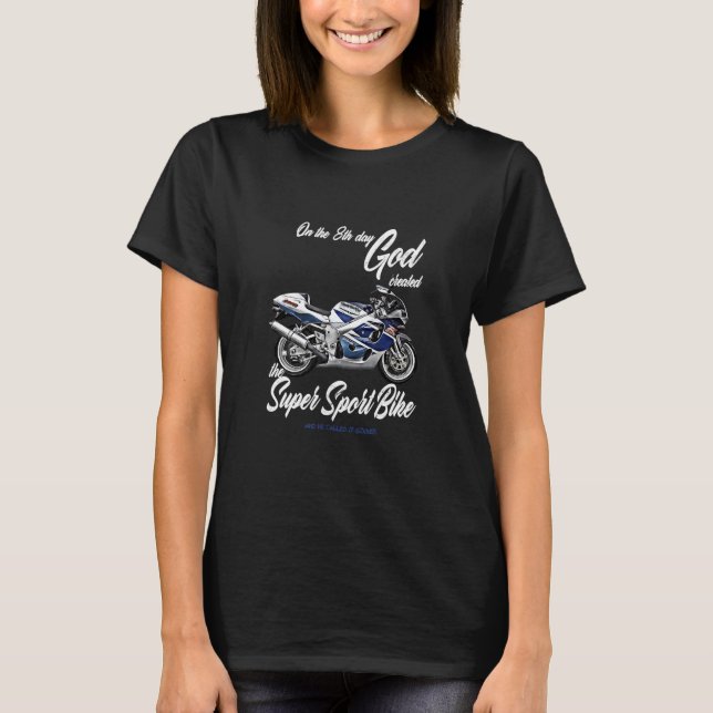 Camiseta Motomomotocicleta GSXR Gixer 8.º d (Frente)
