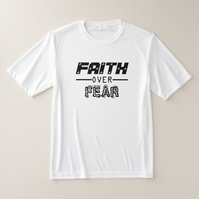 Camiseta MotoMort Fé Sobre o Medo (Postura )