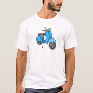 Camiseta Motoneta azul (Vespa)