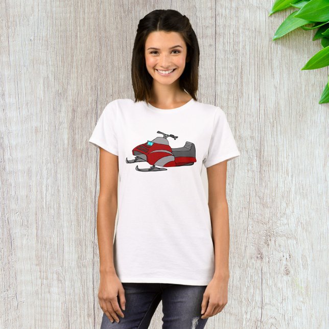 Camiseta Motoneta Vermelha e Cinza (Criador carregado)