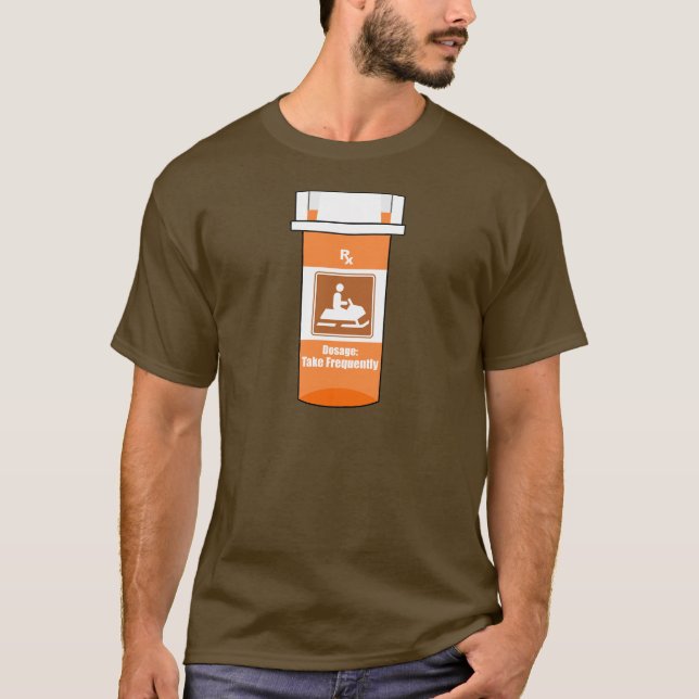 Camiseta Motoneve é Minha Droga (Frente)
